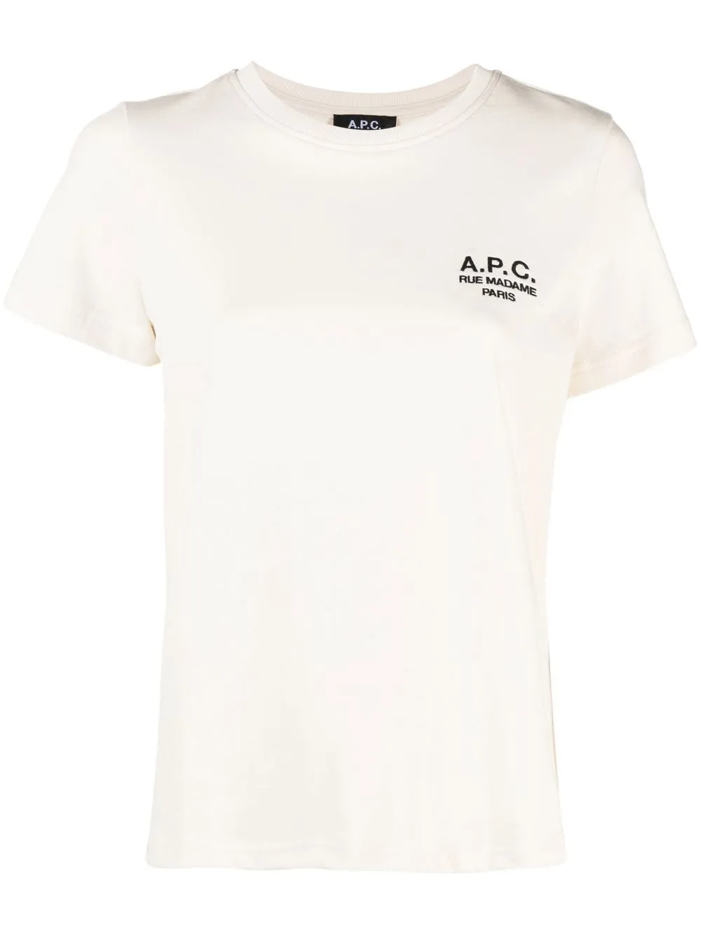 Apc Logo-print T-shirt In White