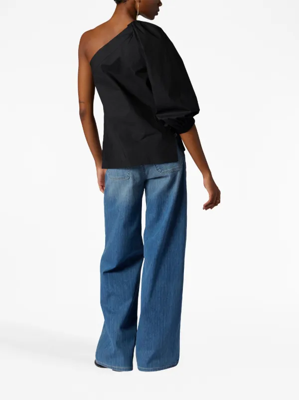 Tibi one shoulder discount top