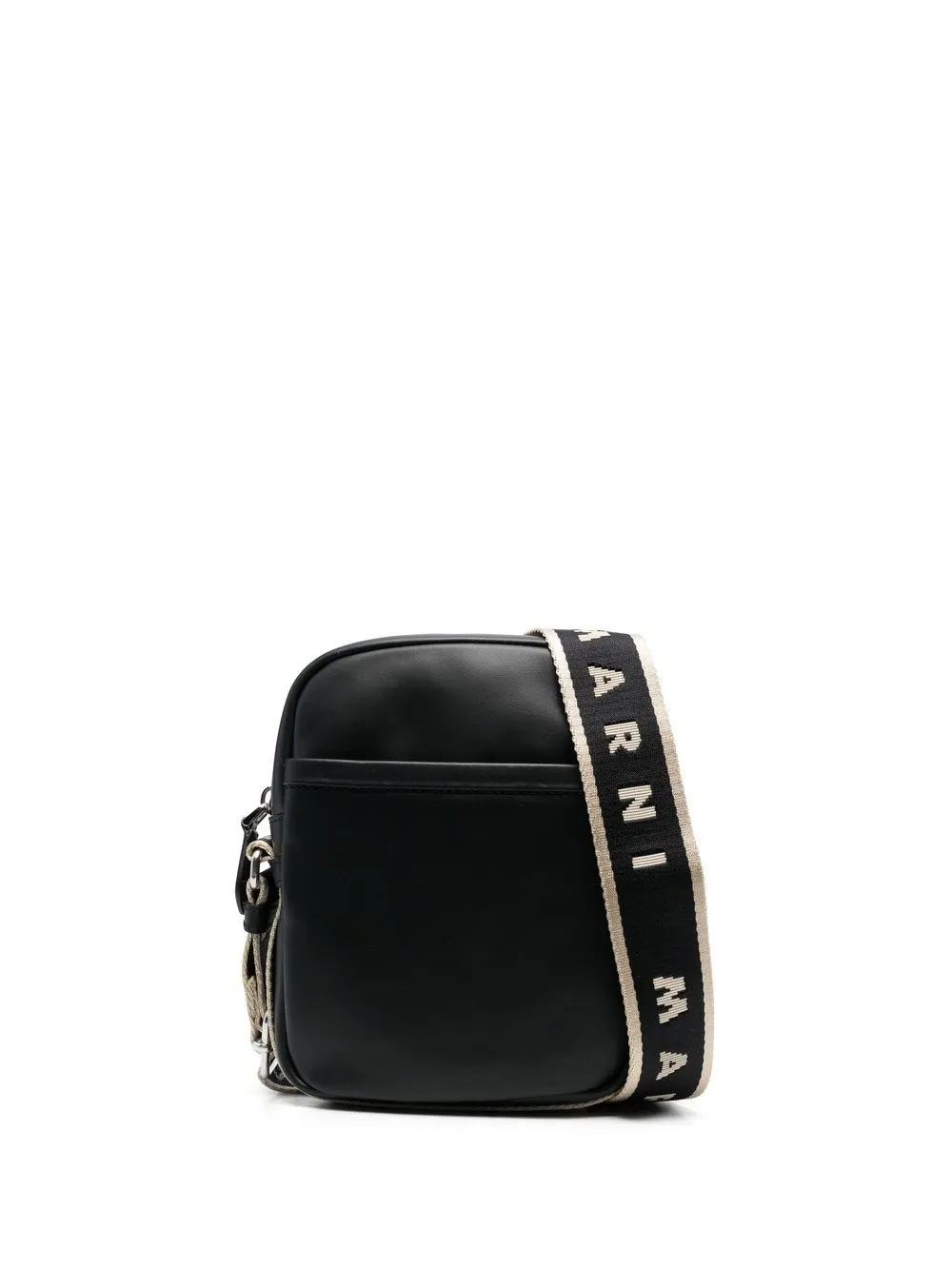 

Marni logo-jacquard messenger bag - Black