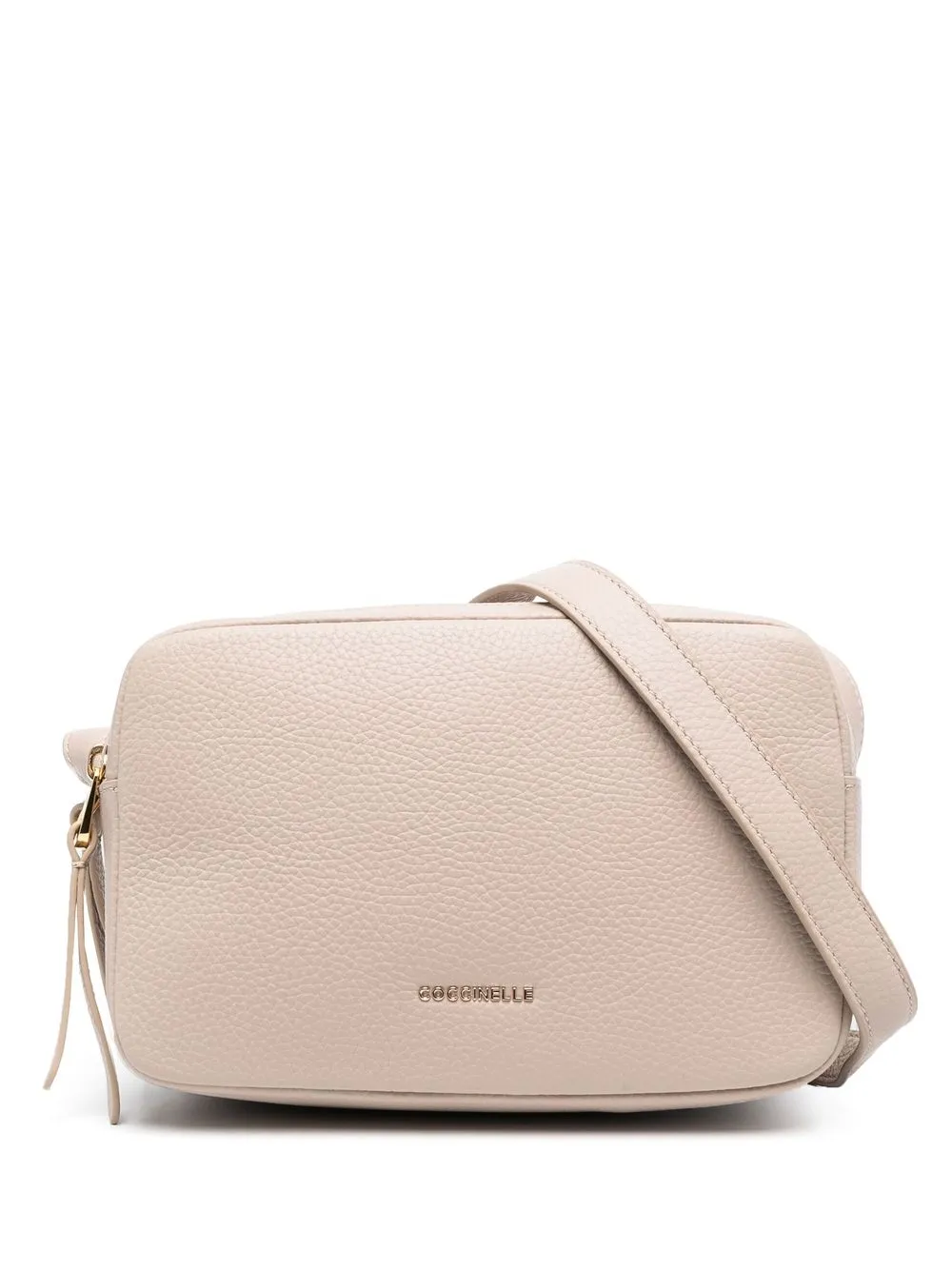 

Coccinelle grained leather crossbody bag - Pink