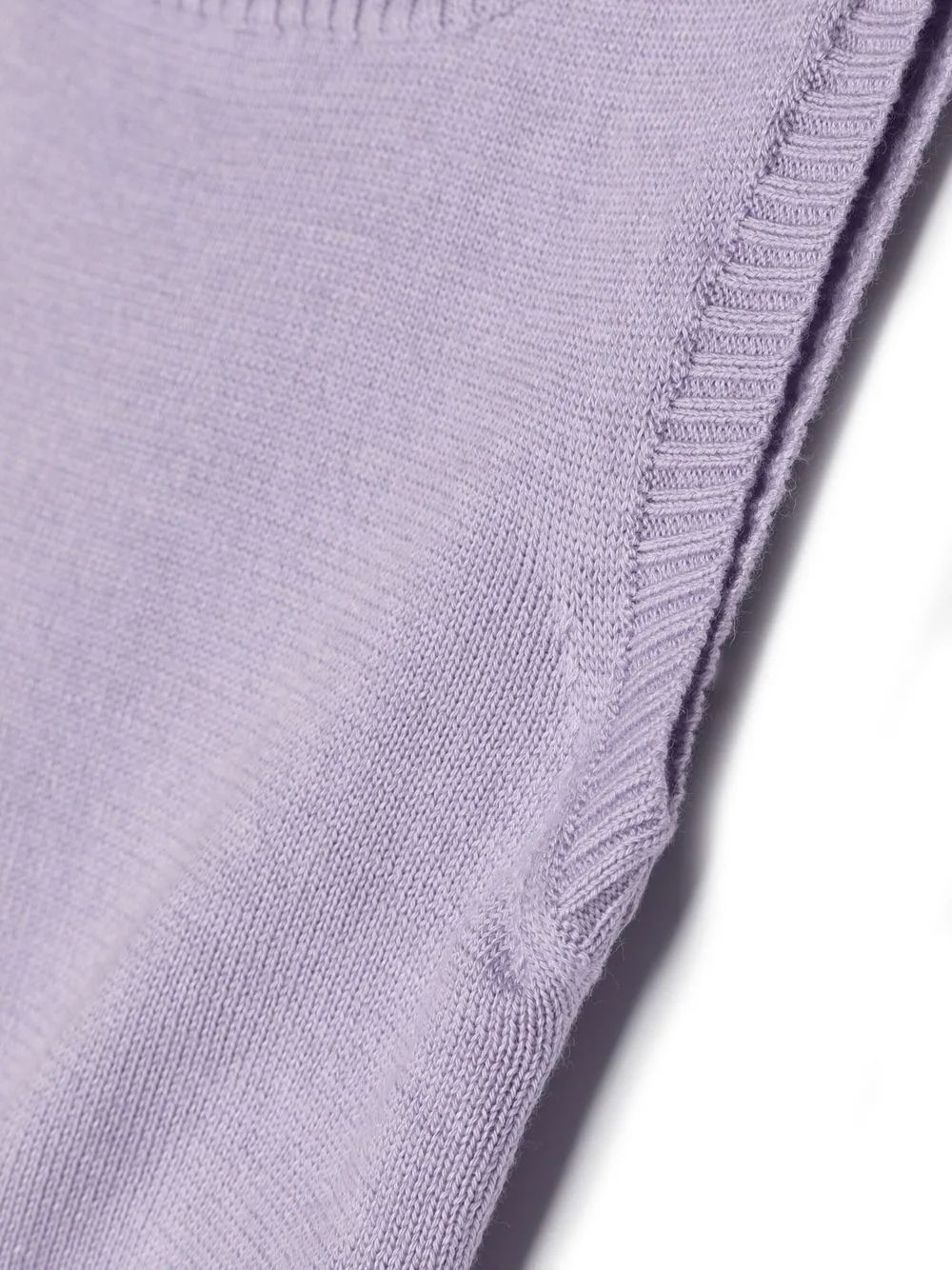 Simonetta Fine Knit Sleeveless Vest In Violett