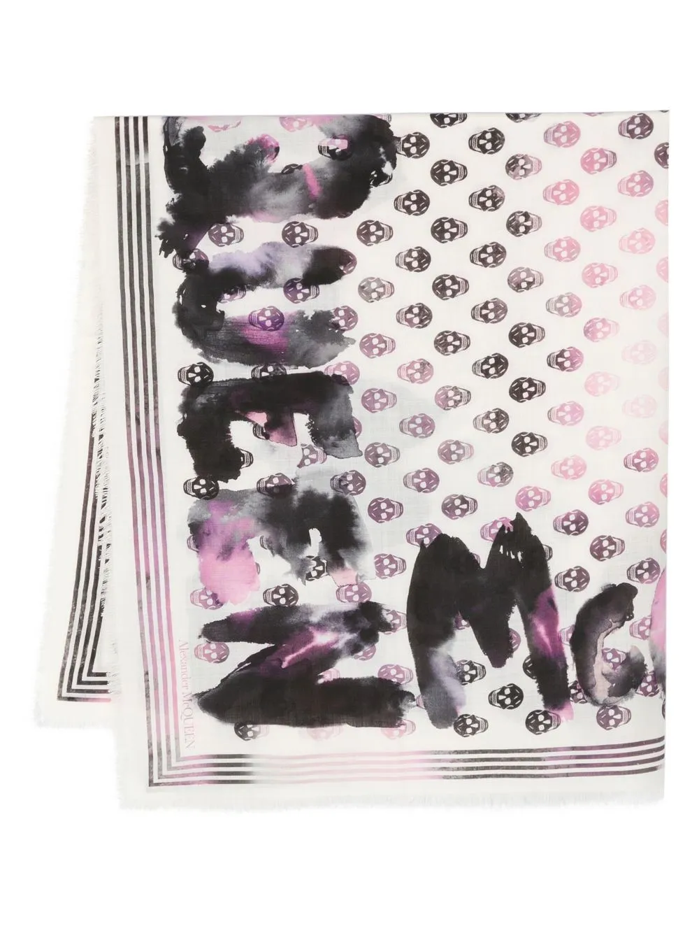 ALEXANDER MCQUEEN SKULL-PRINT SCARF