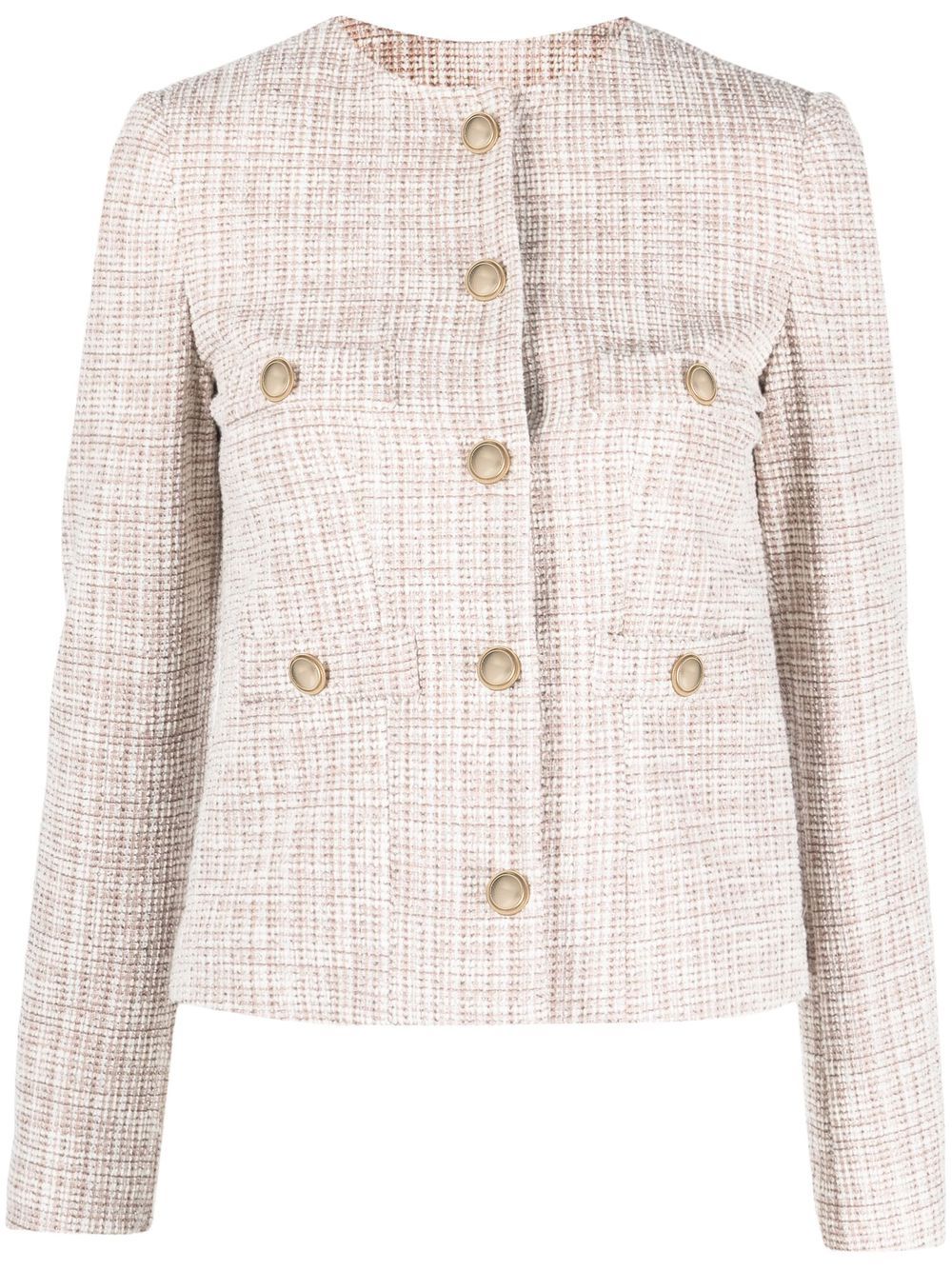 Liu •jo Fancy Jacket In Beige