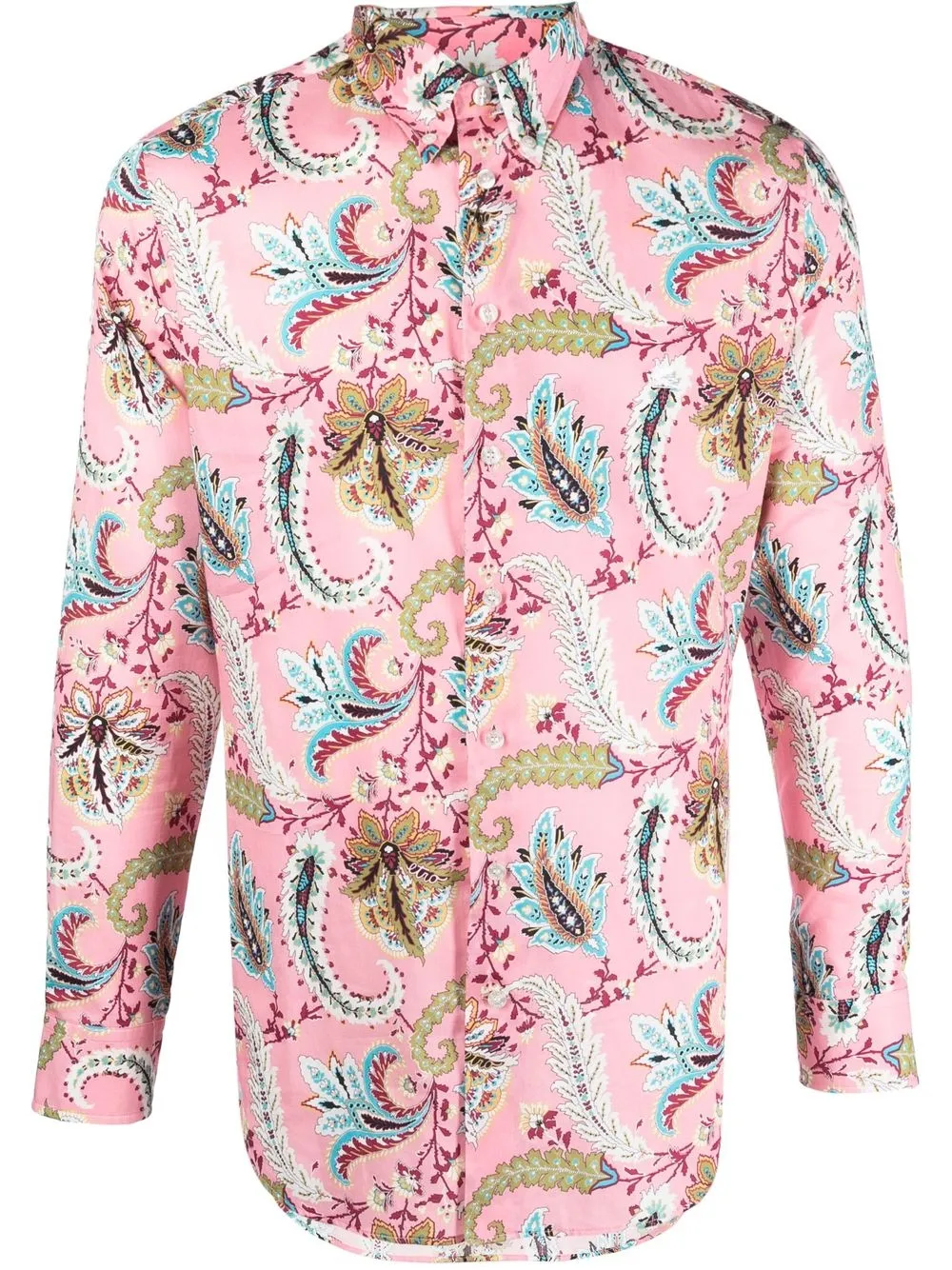 

ETRO camisa con estampado de cachemira - Rosado