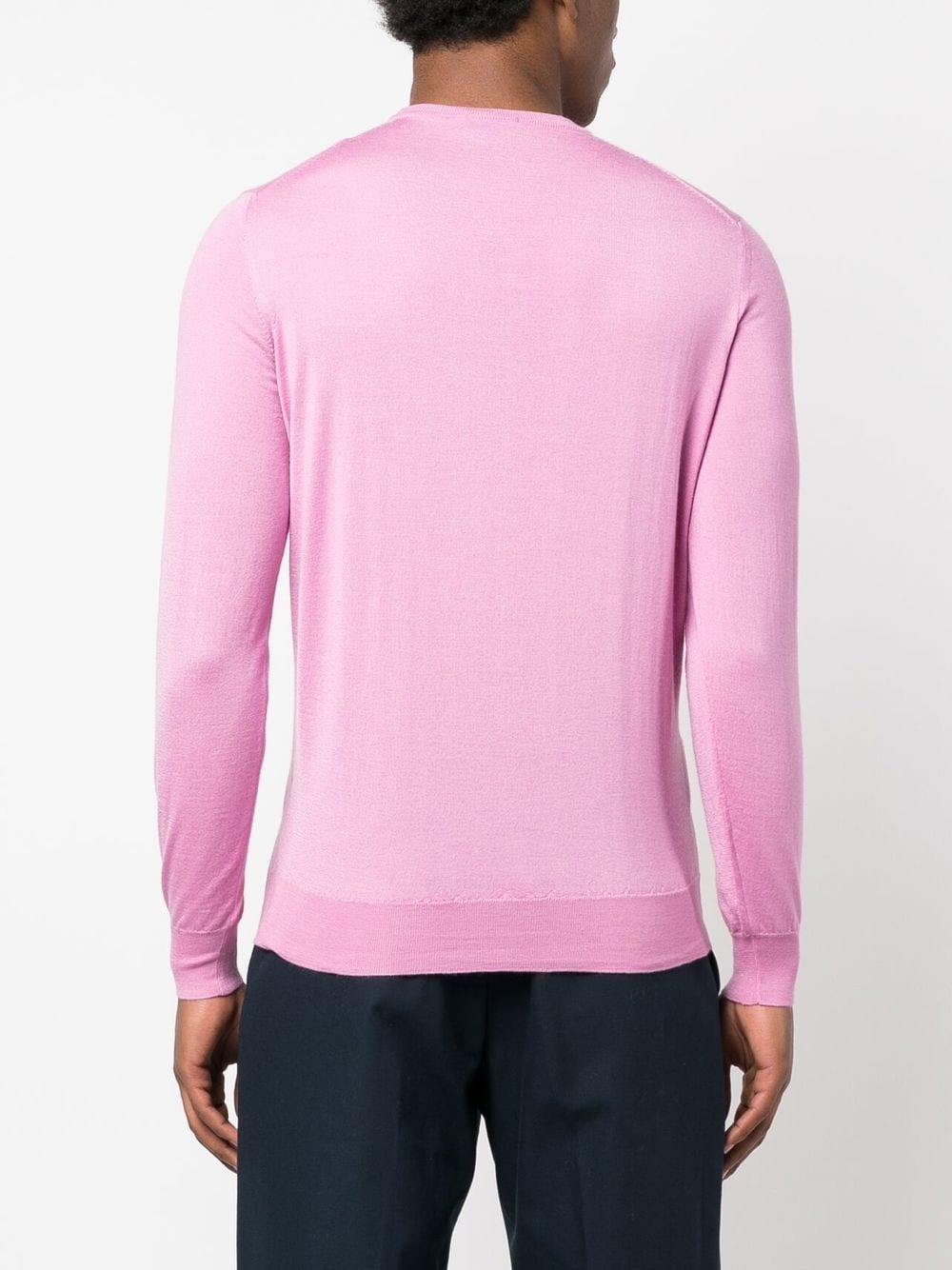 Shop Drumohr Crew Neck Sweater In Pink