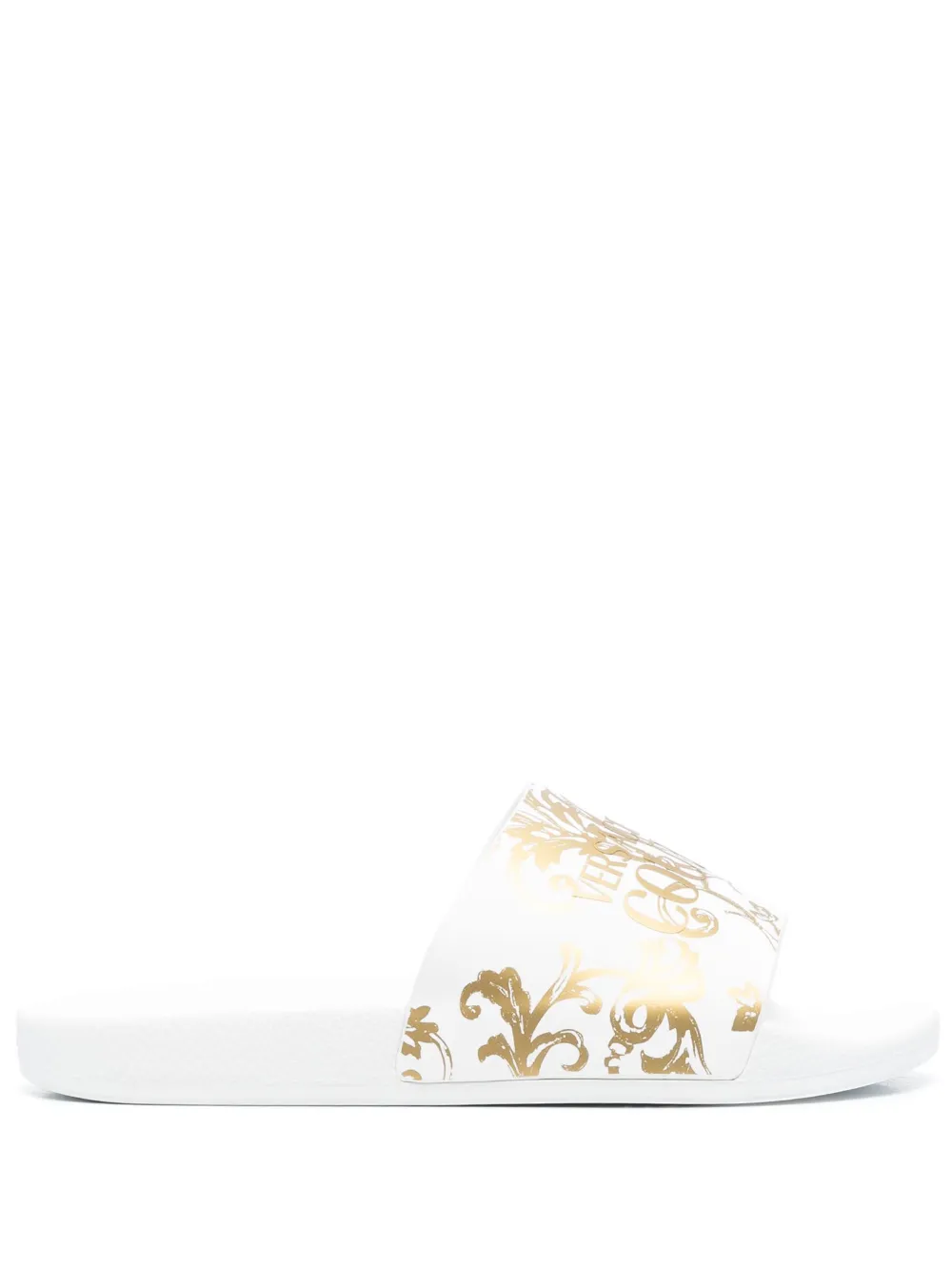 VERSACE JEANS COUTURE 'BAROCCO' PRINT SLIDES