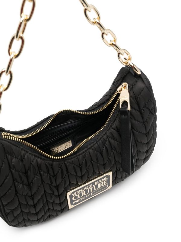 Versace Jeans Couture faux-leather Matelassé Shoulder Bag - Farfetch