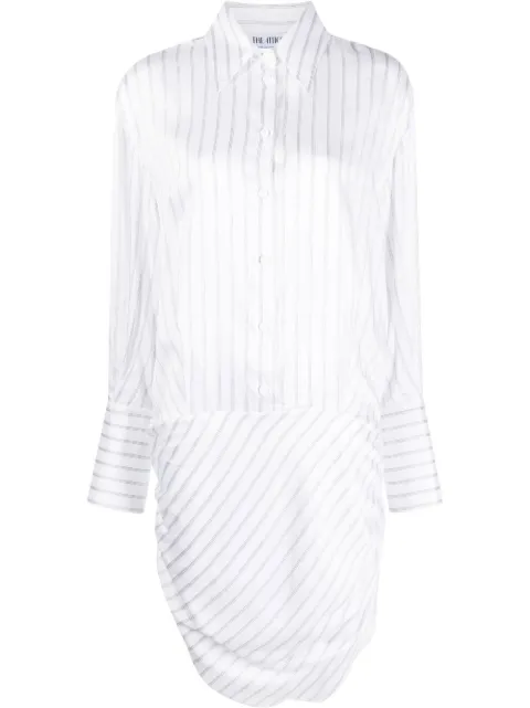 The Attico Hatty striped shirtdress