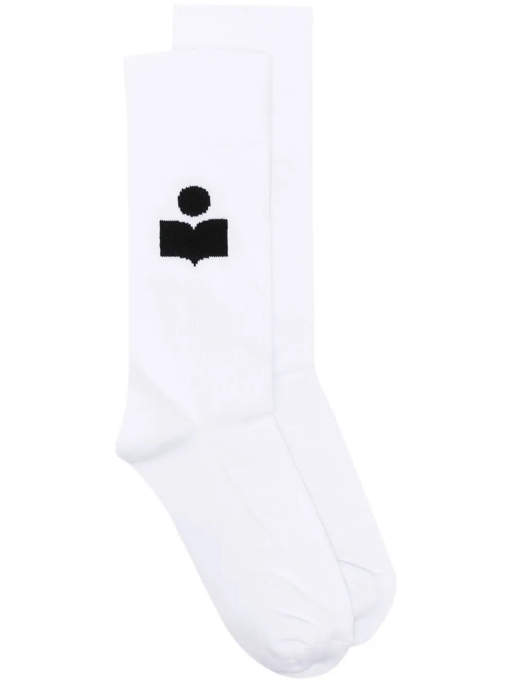 

Isabel Marant logo-print socks - White