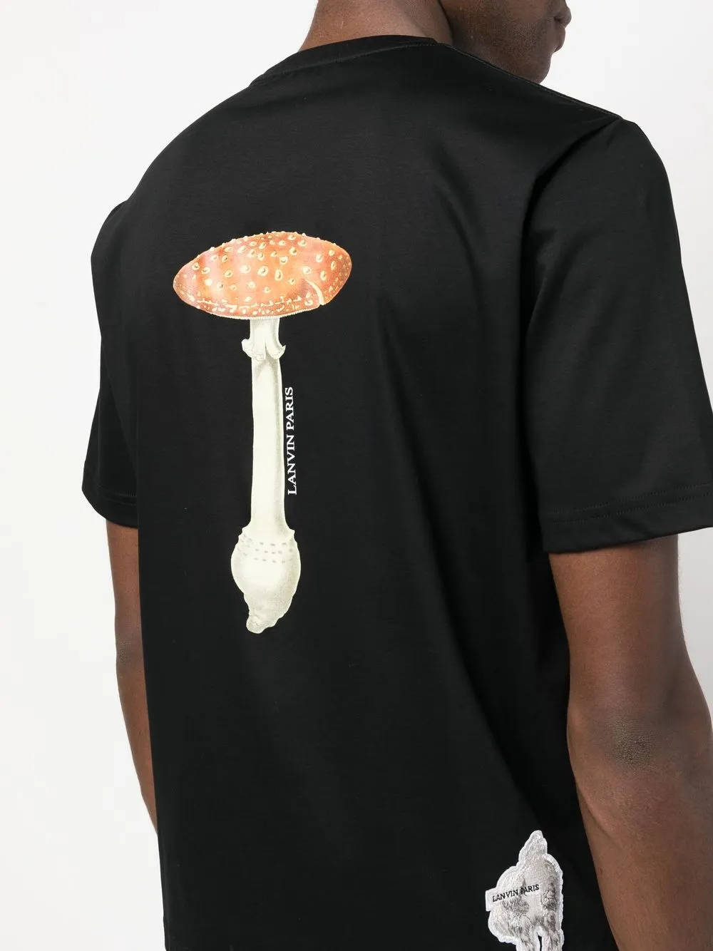 Lanvin T-shirt E Polo Nero In Black