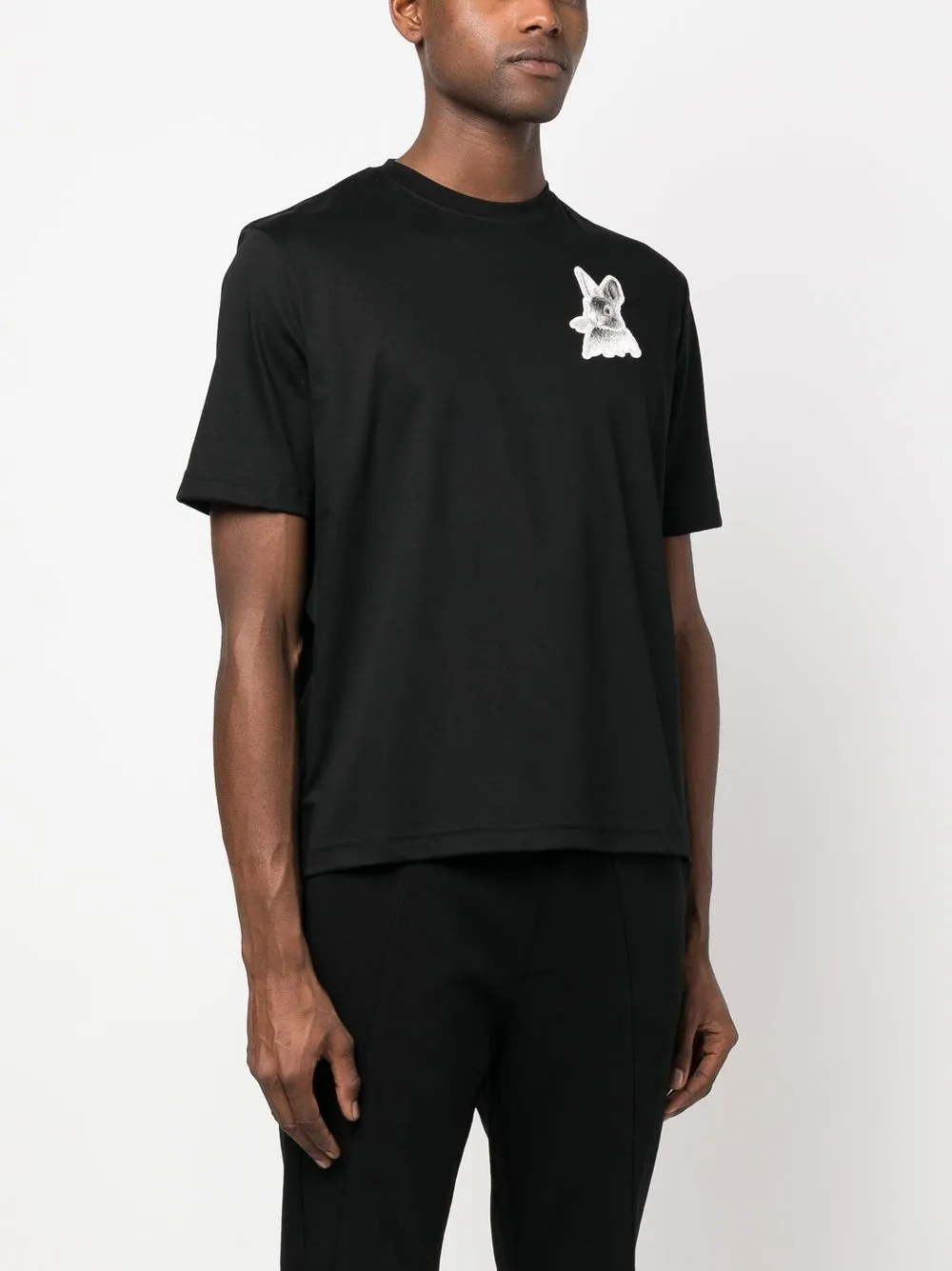 Lanvin T-shirt E Polo Nero In Black