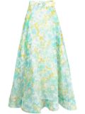 ZIMMERMANN High Tide floral-print maxi skirt - Green