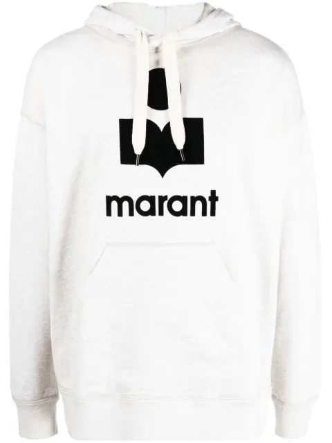 MARANT Miley logo-print hoodie