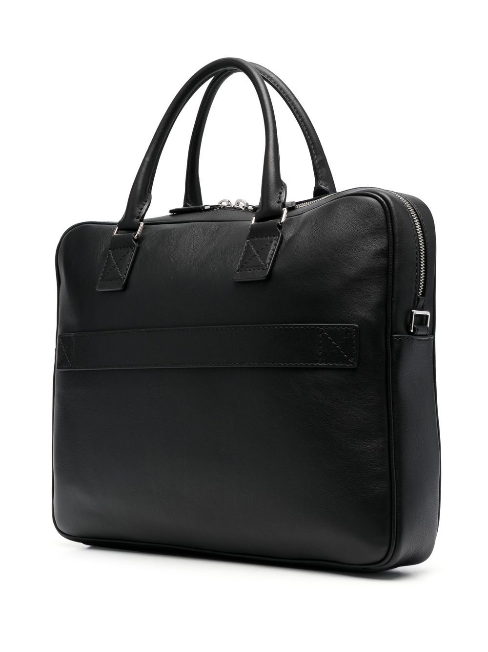 Bally Two-tone Laptop Bag In Black | ModeSens