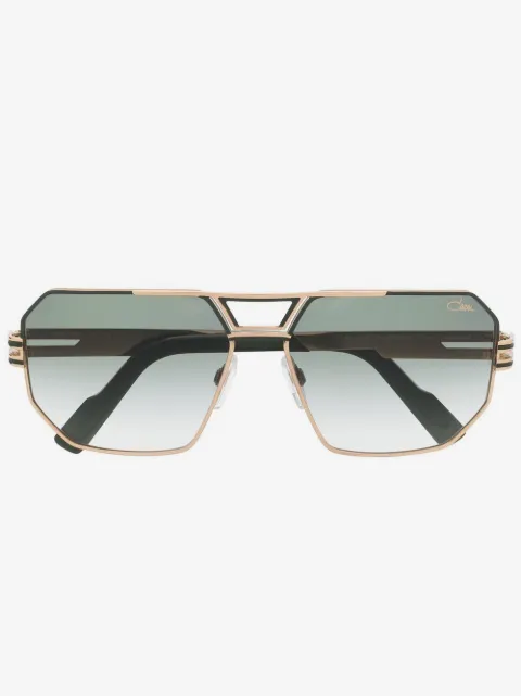 Cazal geometric pilot-frame sunglasses