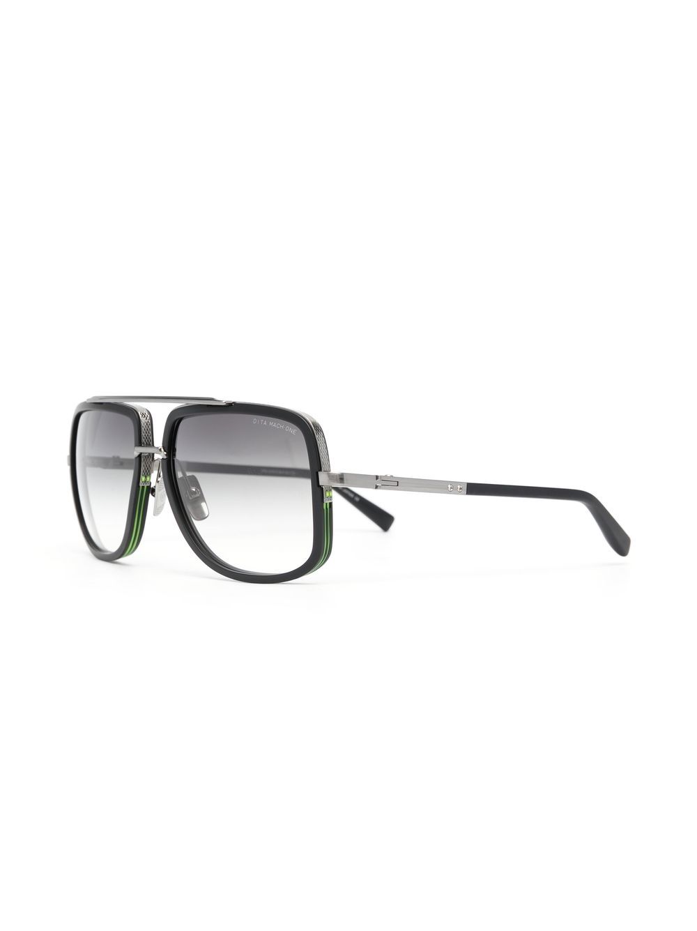 Dita Eyewear Mach-One zonnebril met oversized montuur - Zwart