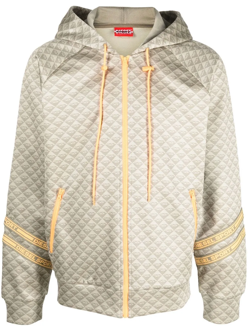 

Diesel zip-up performance jacket - Neutrals