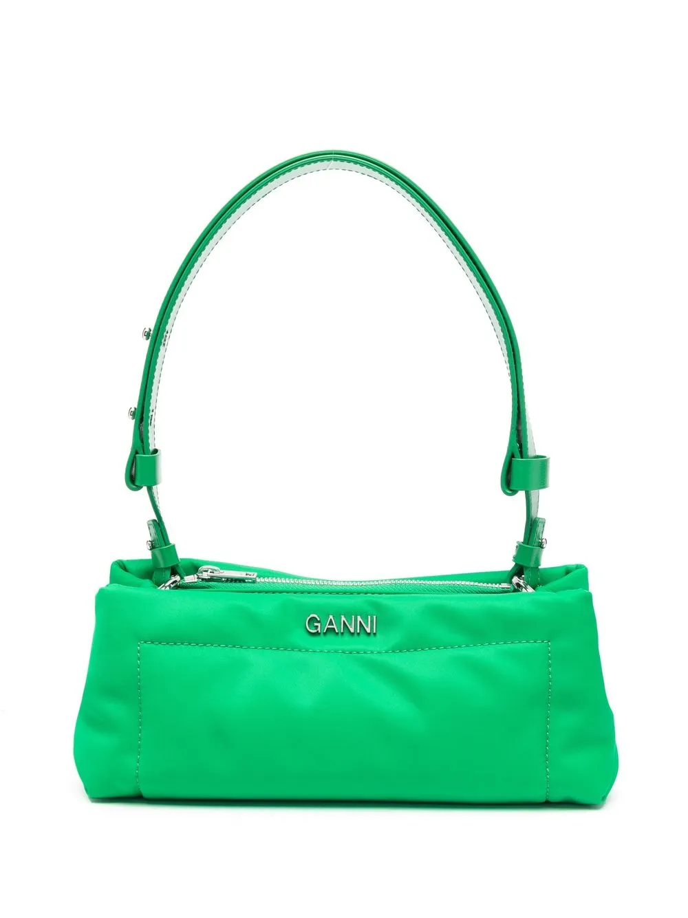 

GANNI Pillow padded shoulder bag - Green