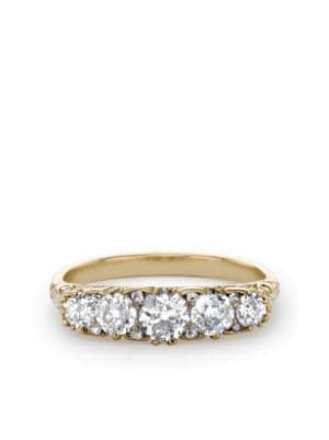 Pragnell Vintage 1901 - 1910 18kt White Gold Diamond Ring - Farfetch