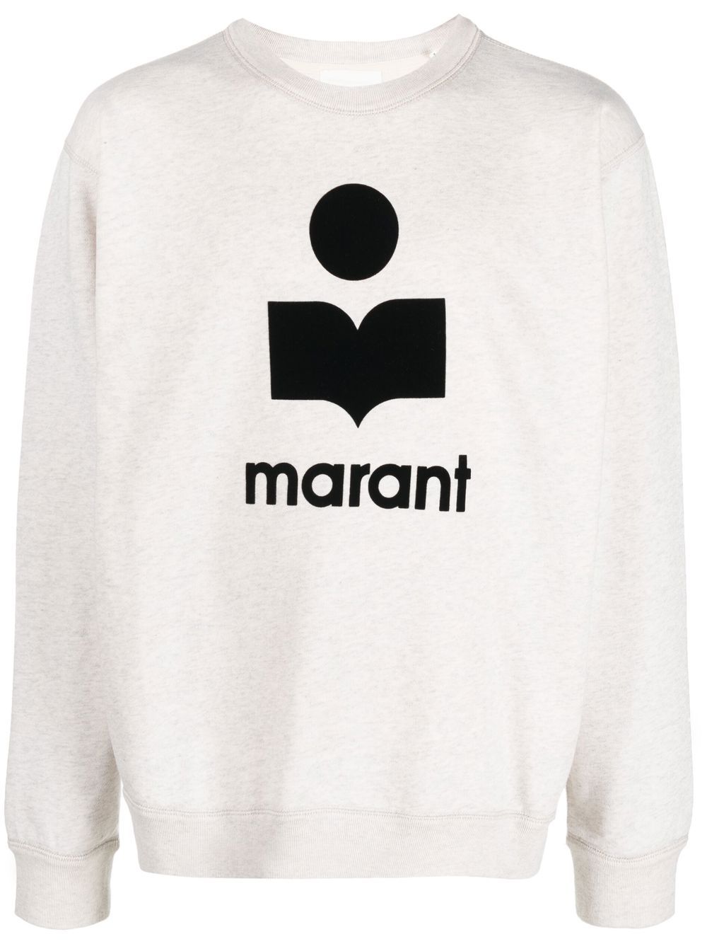 MARANT Logo Patch Sweatshirt - Farfetch