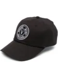 Versace Jeans Couture logo-embroidered cotton baseball cap - Black