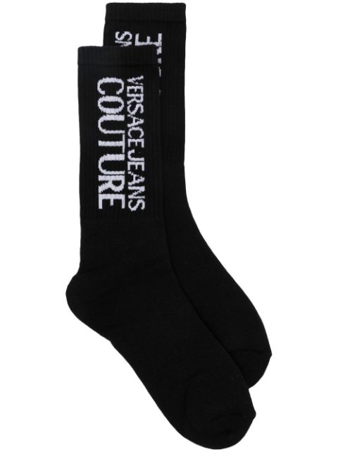 Versace Jeans Couture logo-print knitted socks
