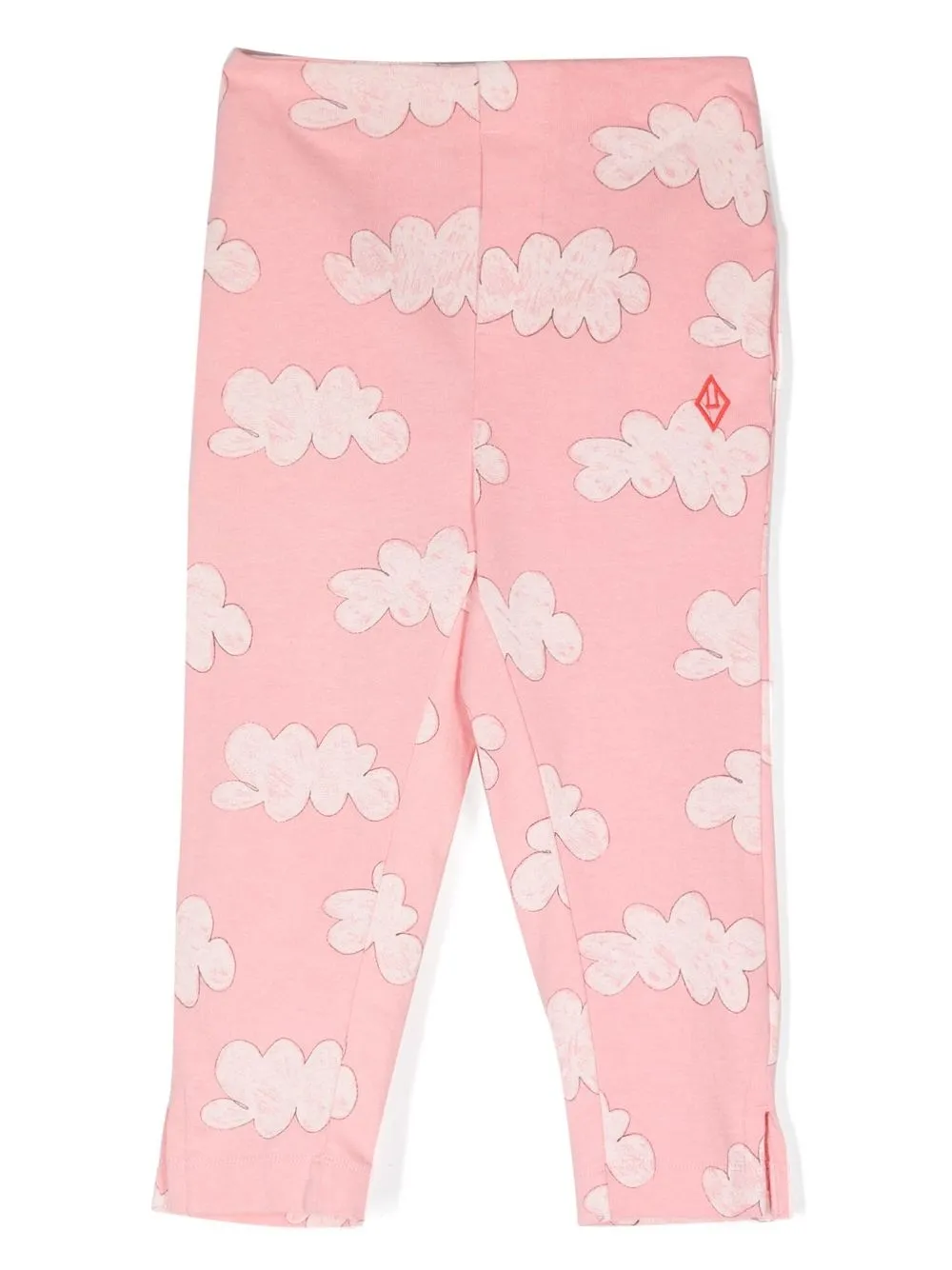 

The Animals Observatory cloud print cotton trousers - Pink