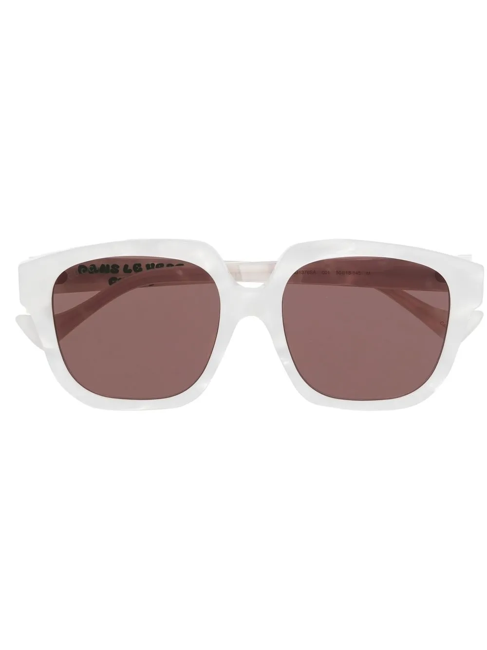

Gucci Eyewear GG oversize-frame sunglasses - White