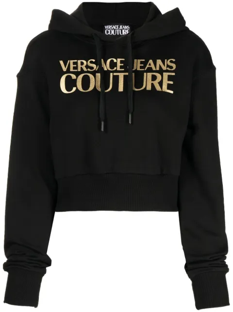 logo-print hoodie