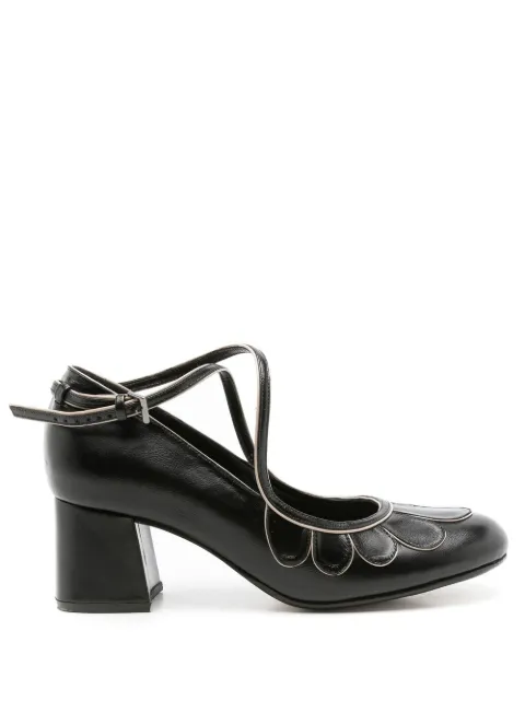 Sarah Chofakian Belis 50mm buckled pumps