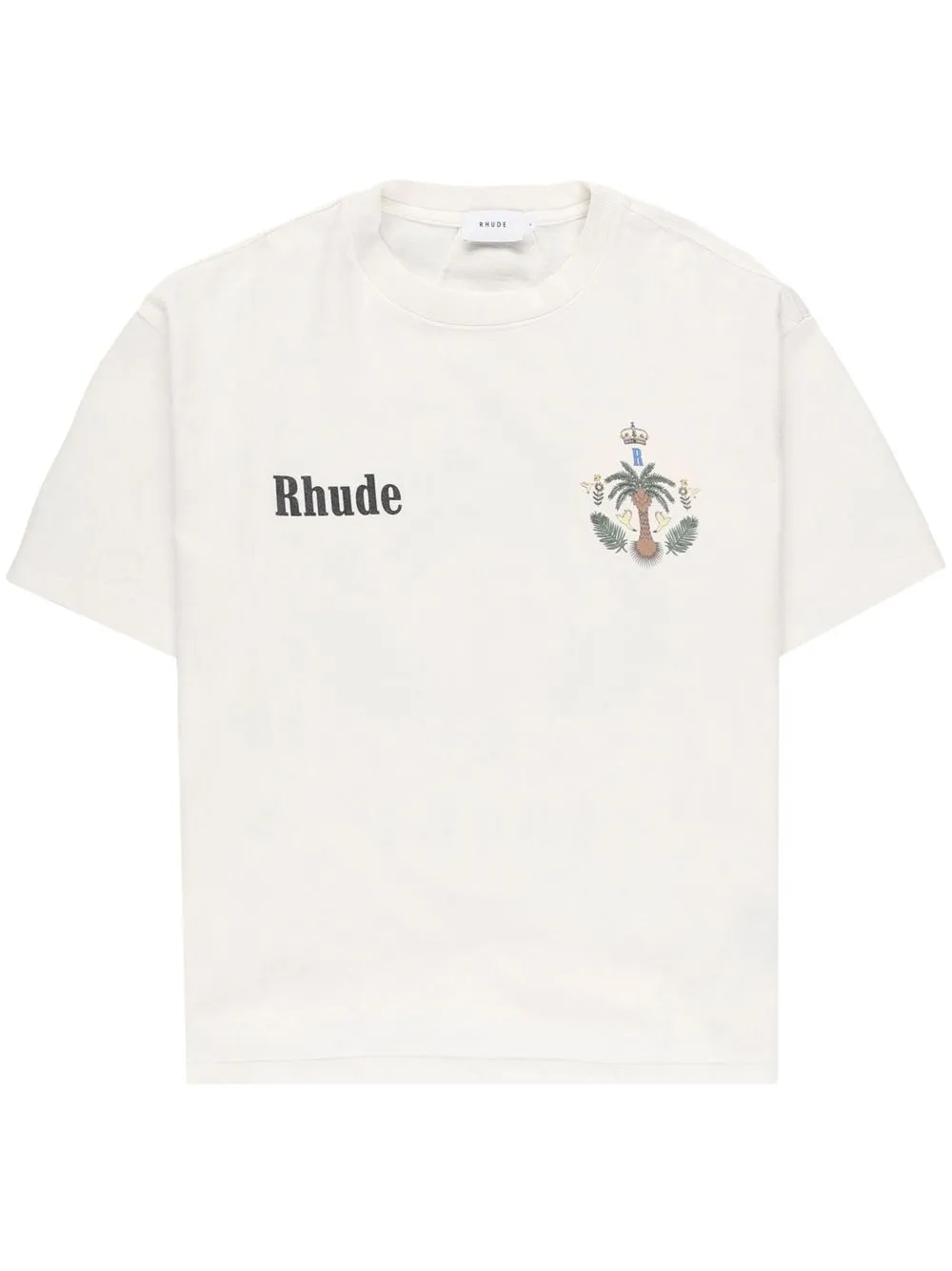 

Rhude logo-print T-shirt - White