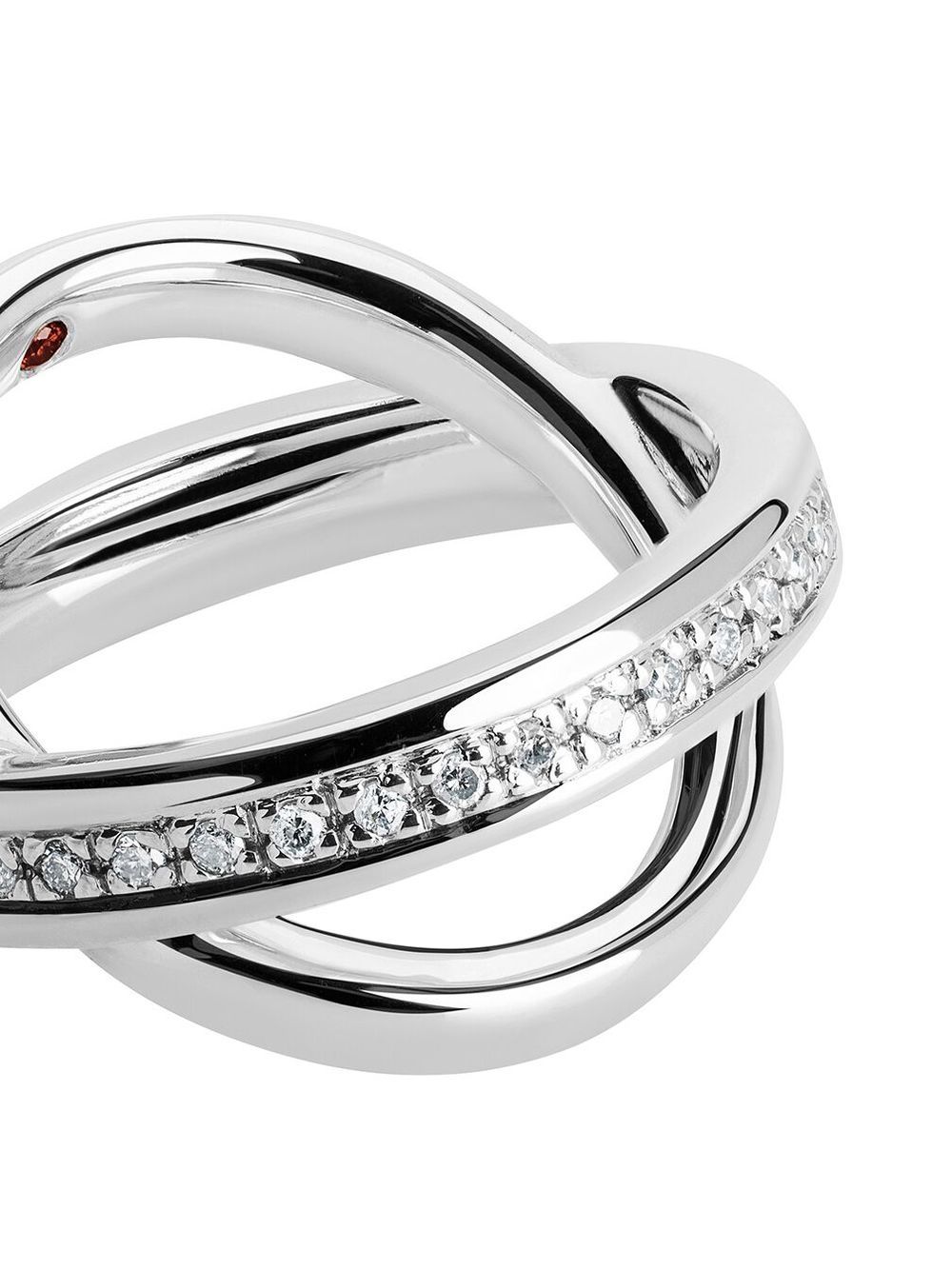Shop Tane México 1942 X Diamond Ring In Silver