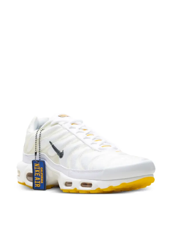 nike air max plus yellow and white