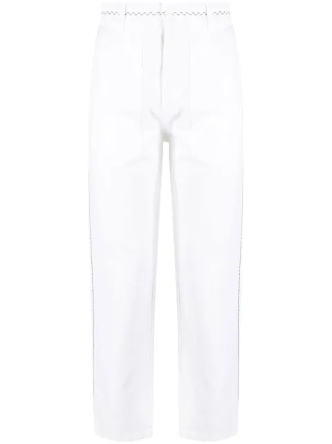 Nick Fouquet pantalones rectos con bordado