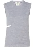 FENDI FF-motif tank top - Grey