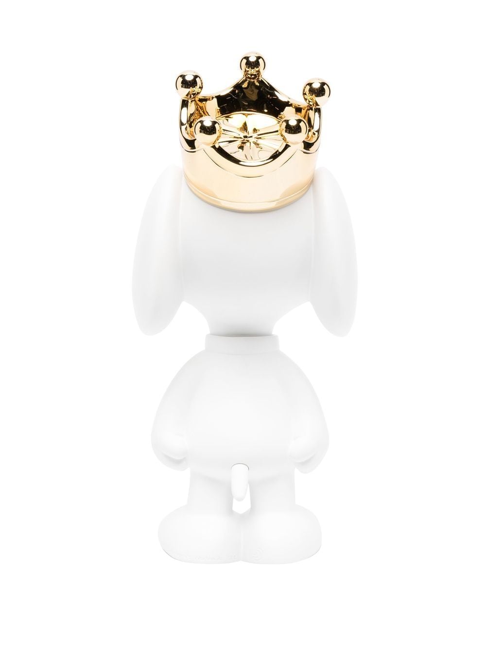 Shop Leblon Delienne Snoopy Crown Figurine (31cm) In White