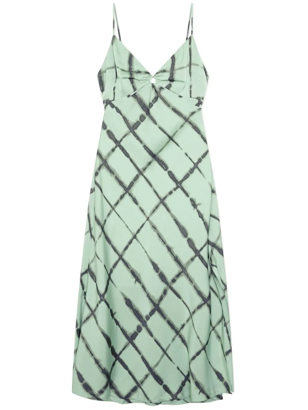 

Simkhai Standard Eliza tie-dye shift midi dress - Green