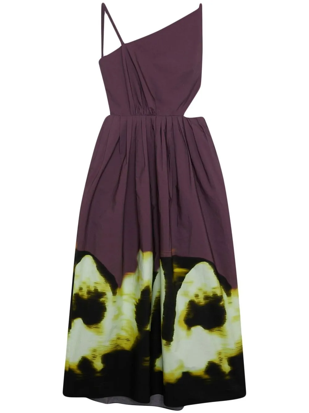 

Simkhai Standard Collene asymmetric midi dress - Purple