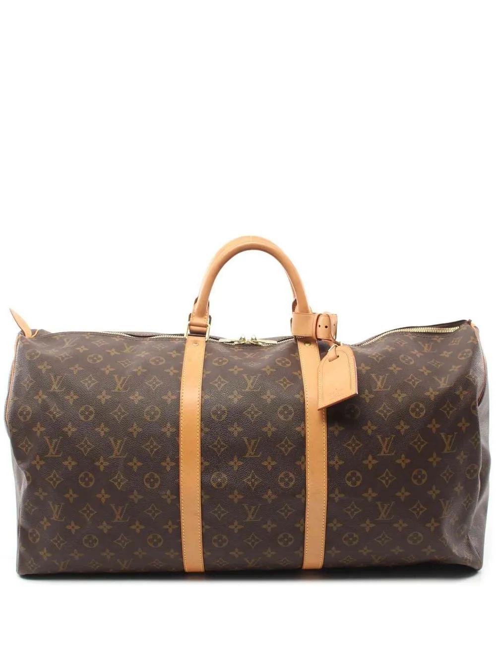 

Louis Vuitton 2000s pre-owned monogram Keepall 60 travel bag - Brown