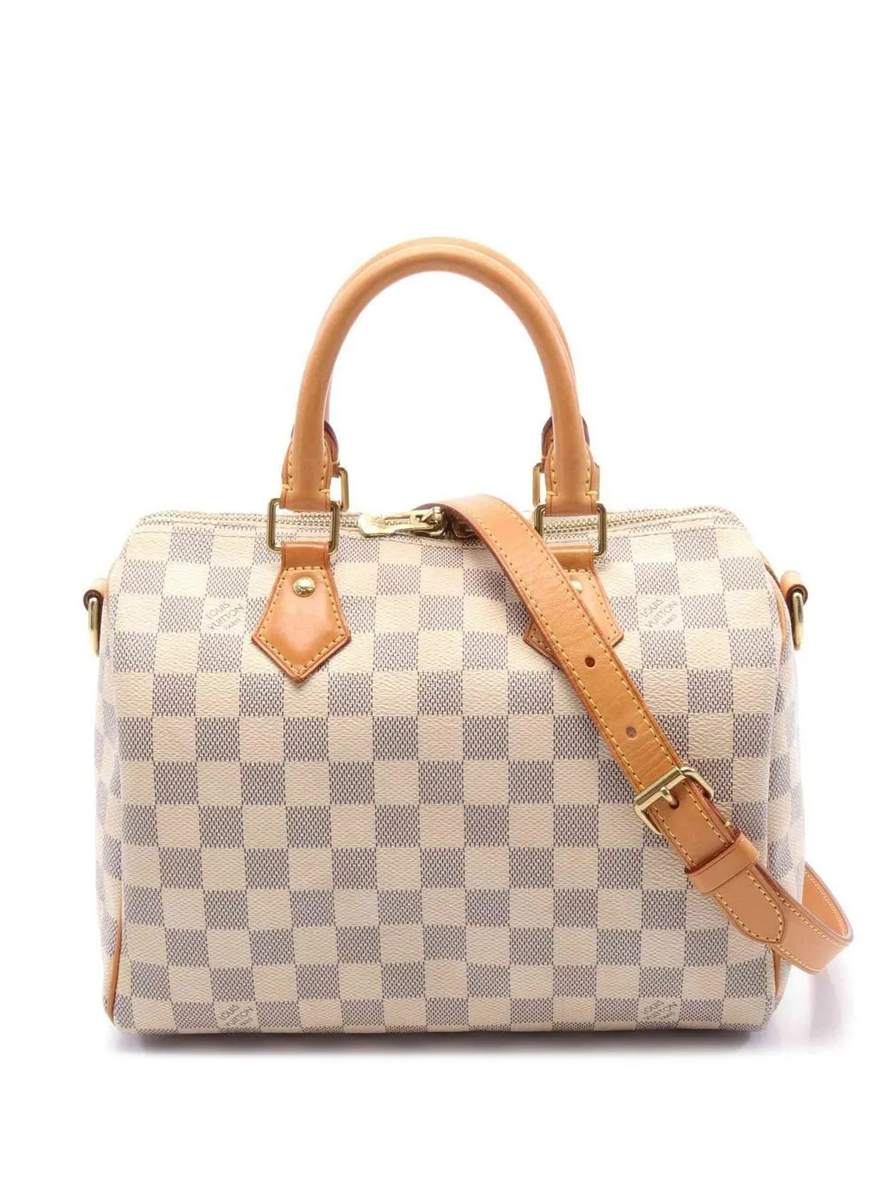 

Louis Vuitton 2015 pre-owned Damier Azur Speedy 25 two-way bag - Neutrals