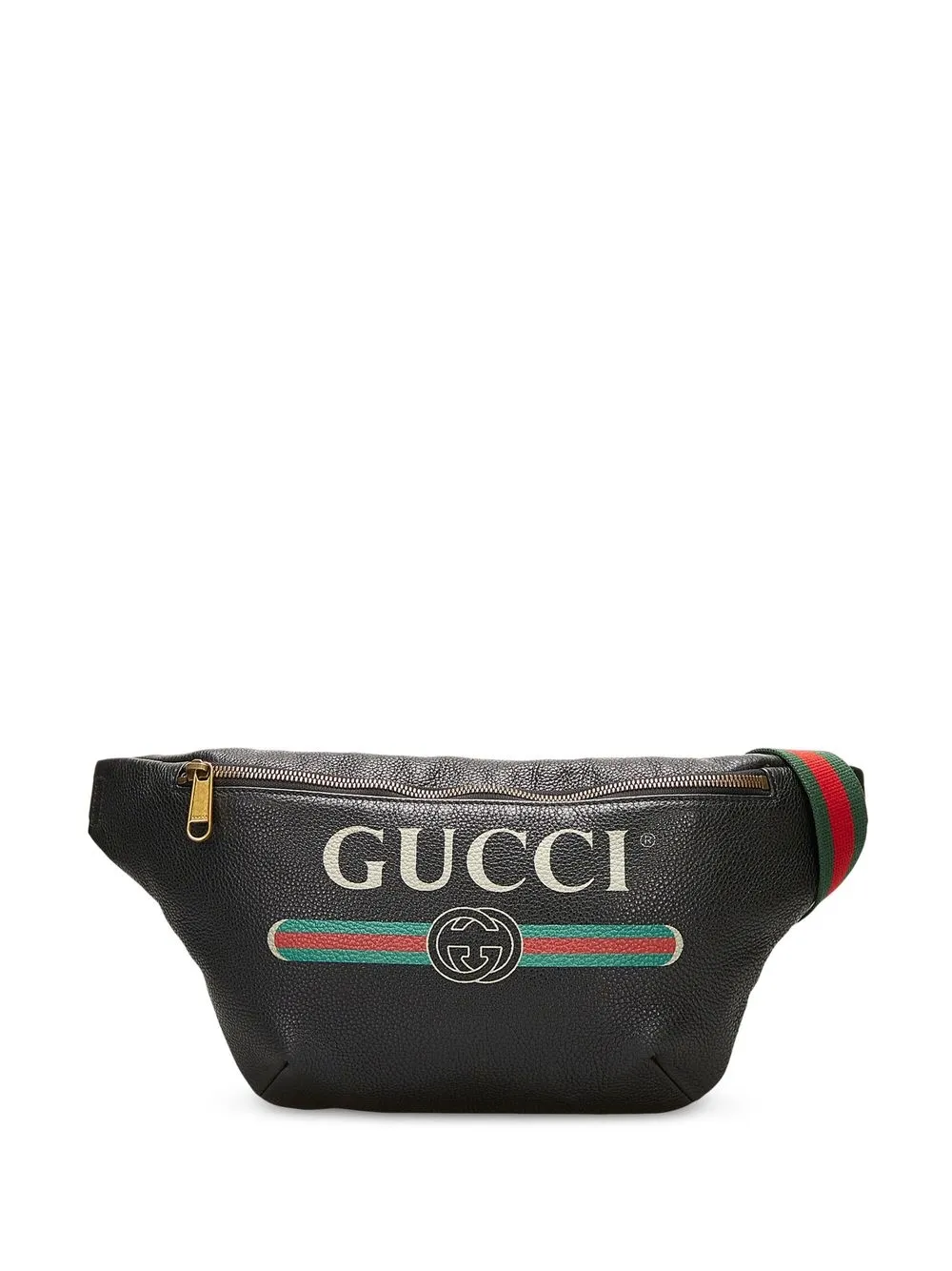 

Gucci Pre-Owned logo-print belt bag - Black