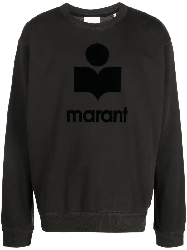 【送料関税込】 Marant マラン Mikoy コットン スウェットシャツ MARANT Mikoy スウェットシャツ | ブラック | FARFETCH JP