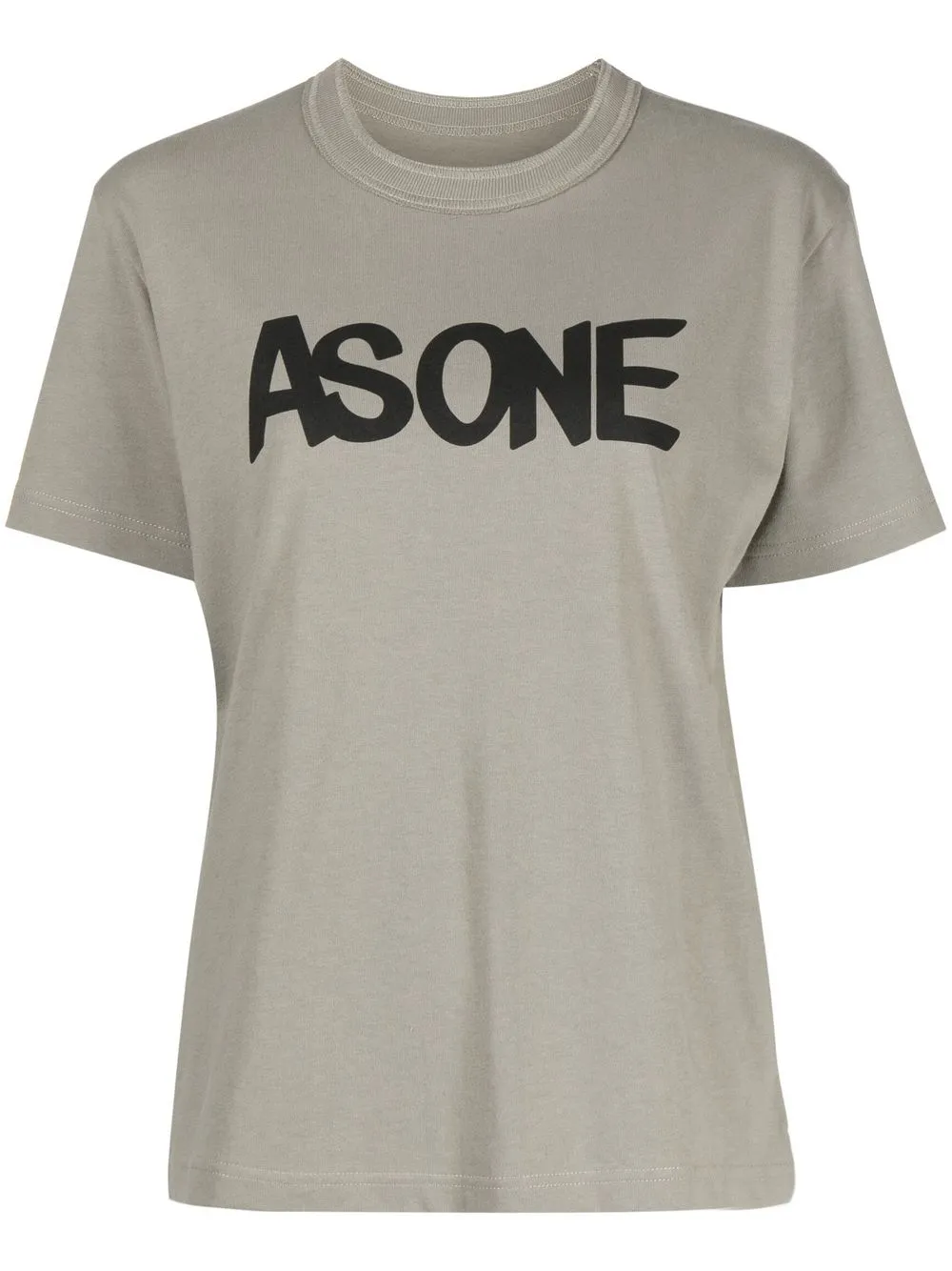 

sacai playera con estampado gráfico - Verde