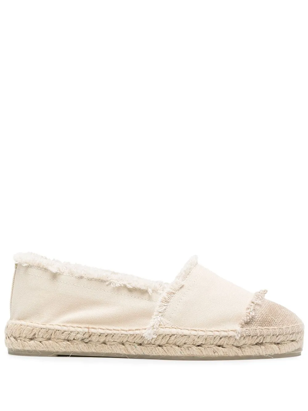 

Castañer Kampala fringed canvas espadrilles - Neutrals