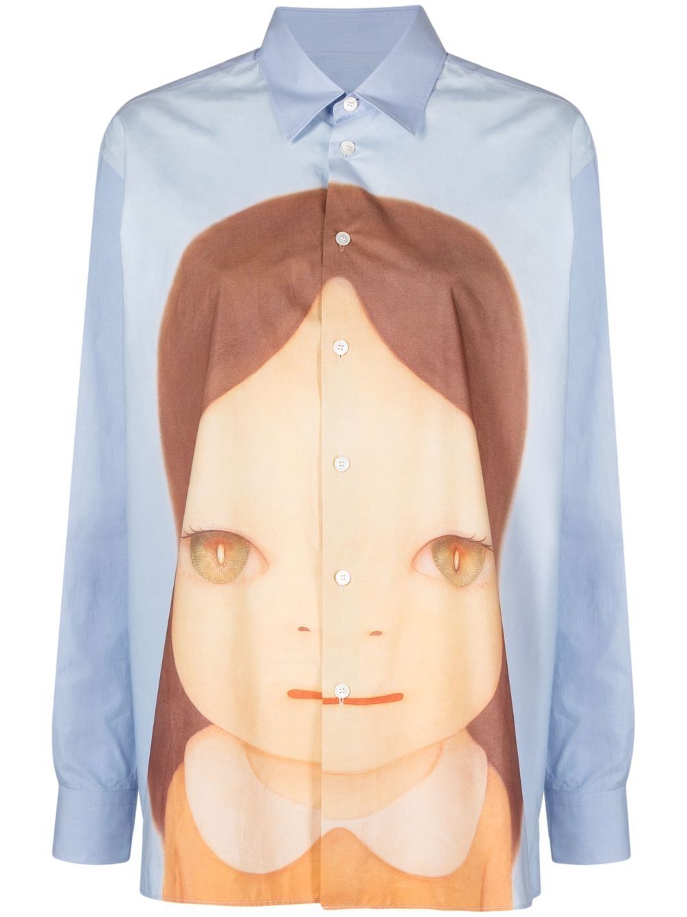 

Stella McCartney camisa con estampado gráfico - Azul