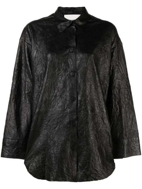By Malene Birger embossed leather shirt