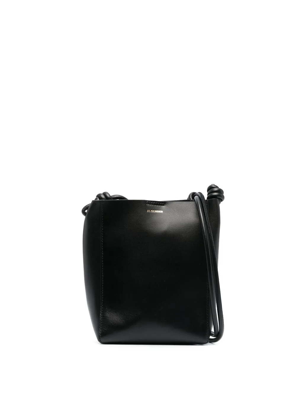 

Jil Sander logo-plaque satchel bag - Black