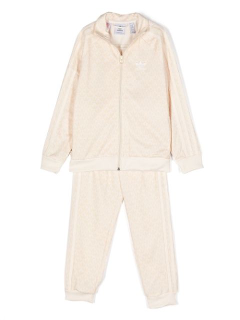 adidas Kids - monogram pattern tracksuit