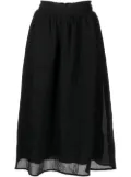 b+ab textured midi skirt - Black