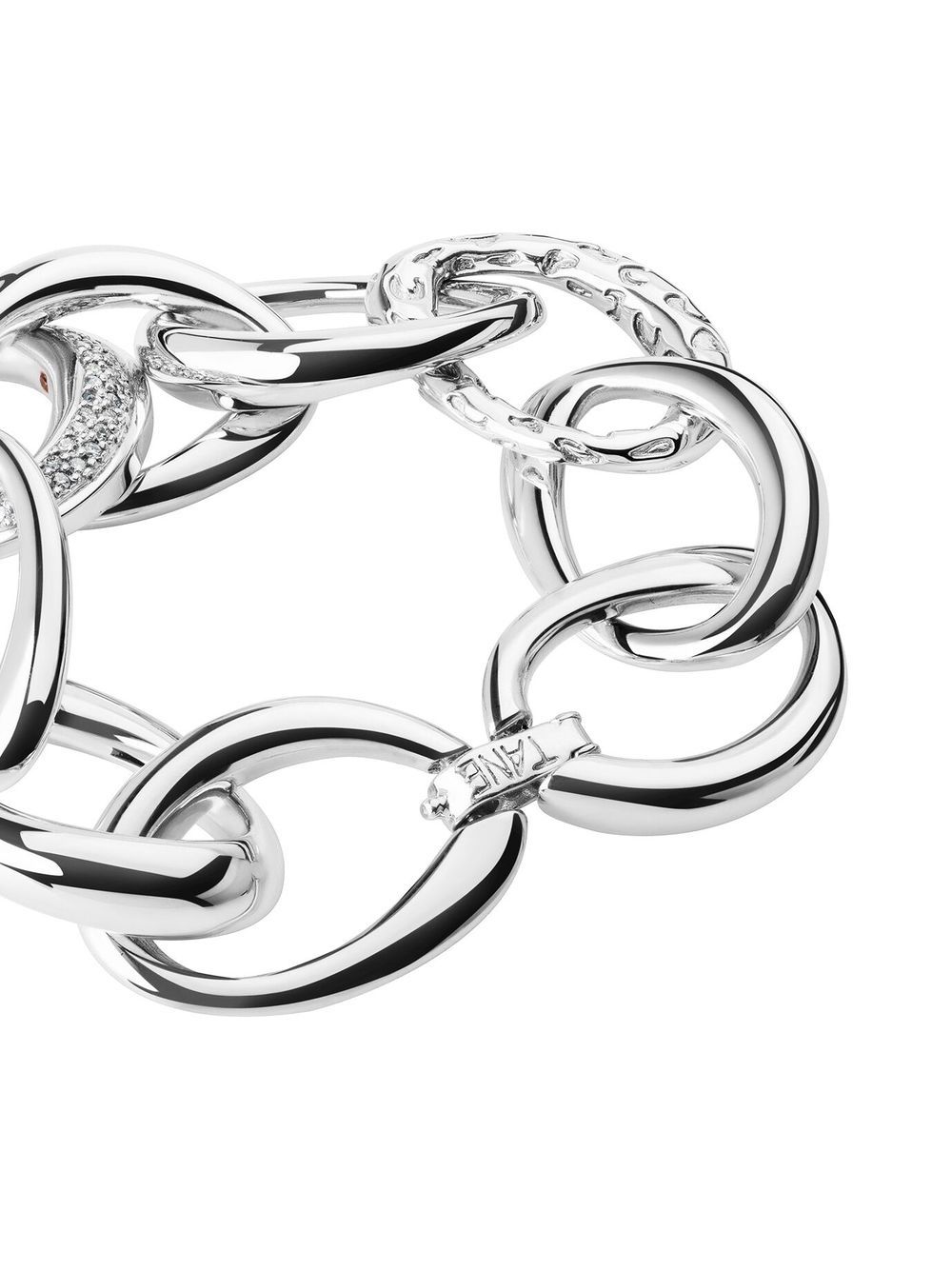 Shop Tane México 1942 Jaguar Diamond Bracelet In Silver